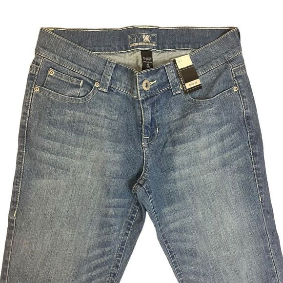 🎉NY&C Ankle Crop Jeans Sz 10 - Picture 3 of 11